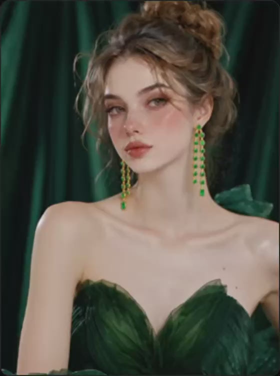 VERDANT CASCADE EARRINGS